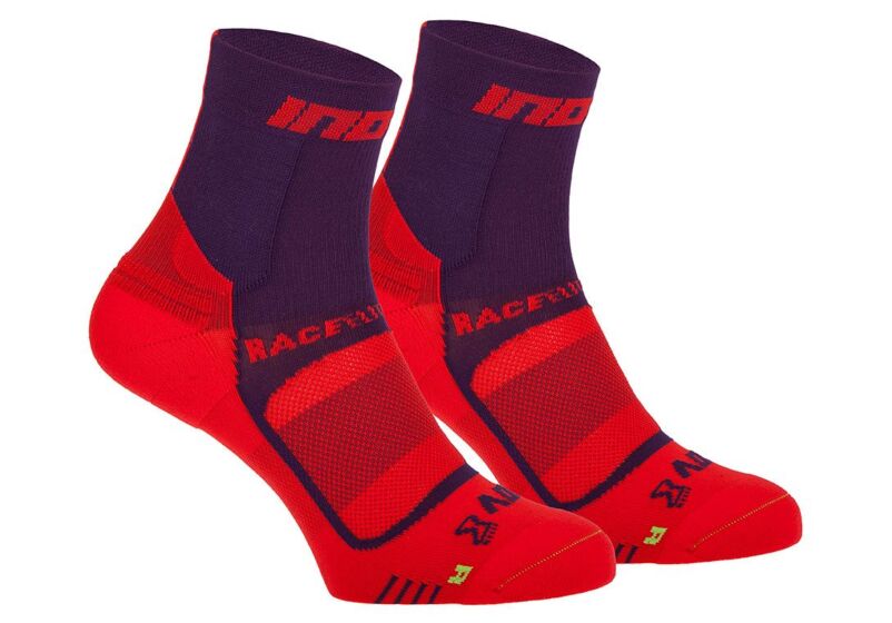 Skarpety Inov-8 Race Elite Pro (Twin Pack) Damskie Fioletowe/Czerwone PVJ-056731